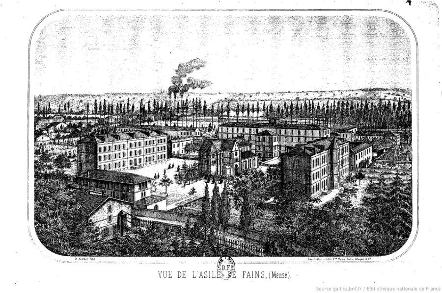 L'asile de Fains, dans la Meuse, en 1875