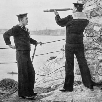 Photo ancienne de la Navy anglaise.